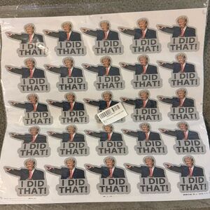 Donald Trump 100pc Sticker Sheet